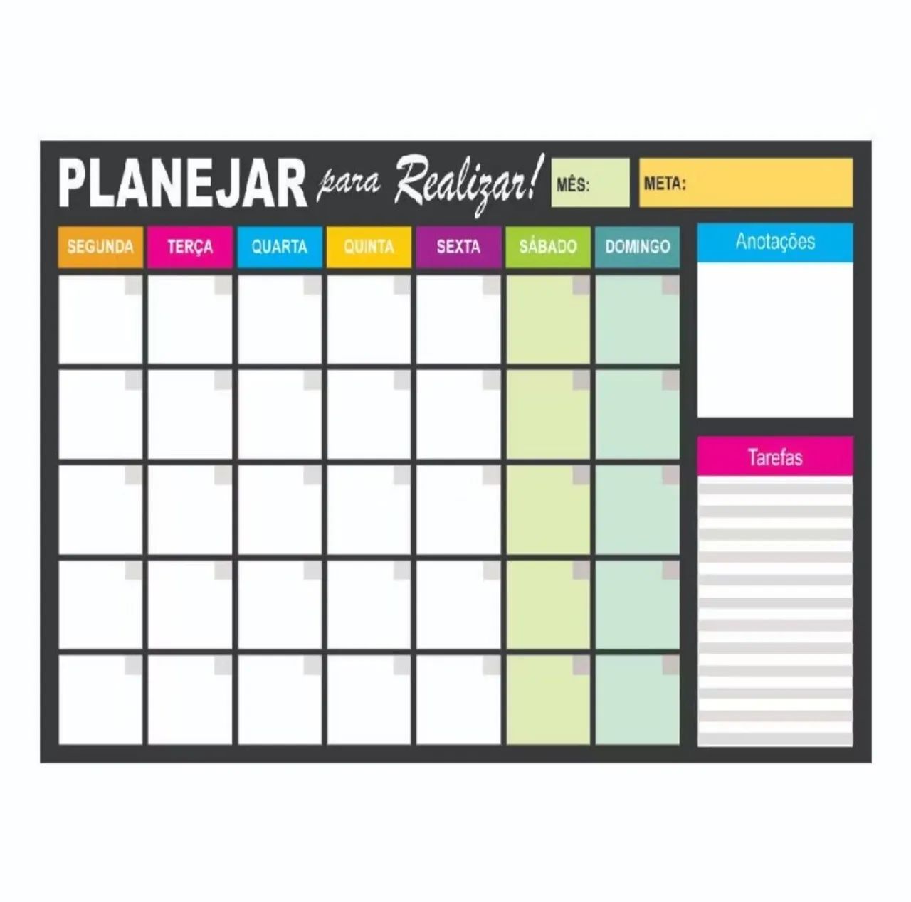 Planner mensal de parede em MDF. - Foto 4
