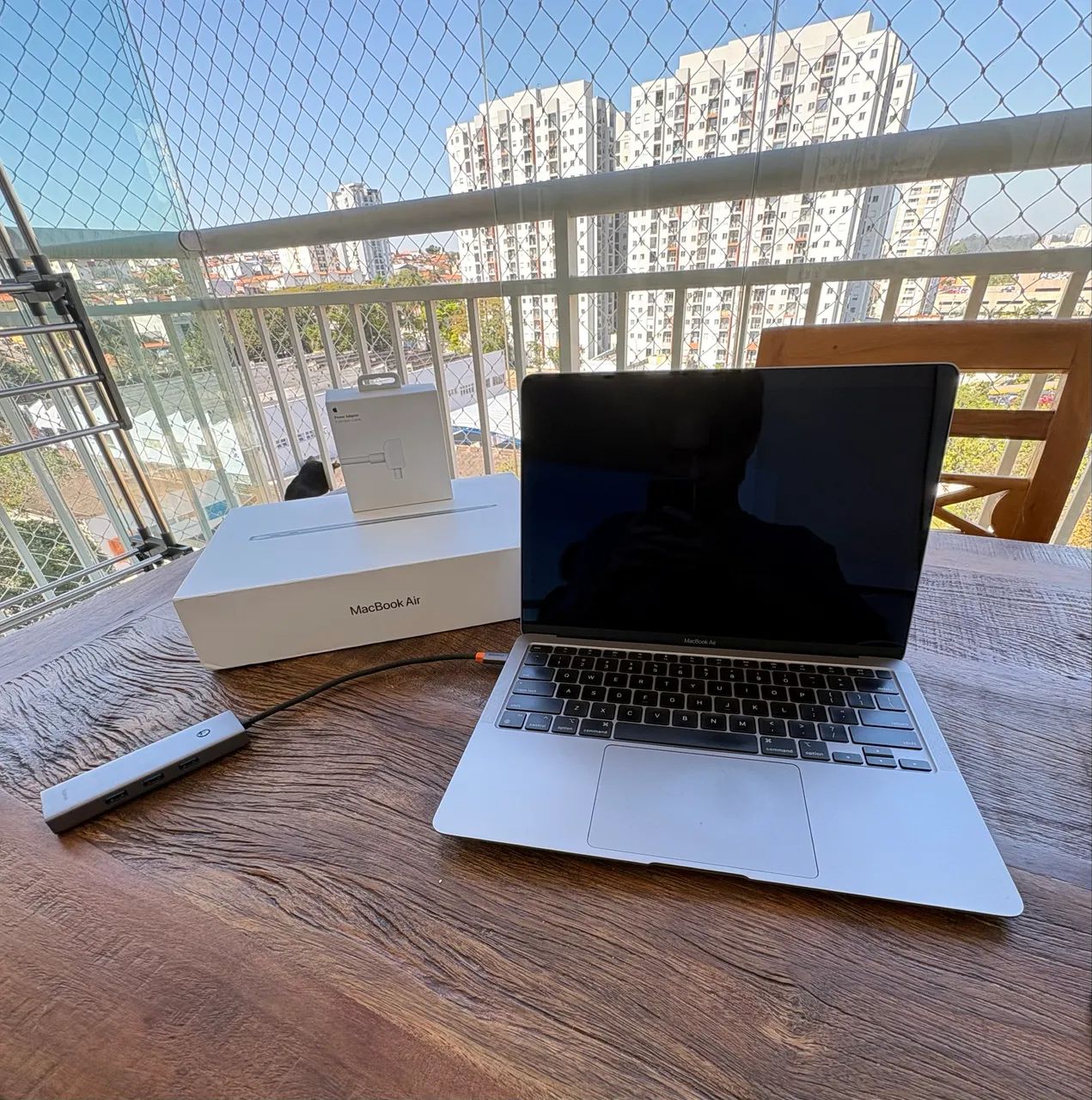 MacBook Air M1 512GB 16GB com HUB Baseus e Extensor de Cabo Apple - Foto 2