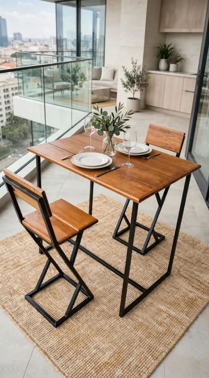 Mesa bistro retangular 85x60 - Foto 2