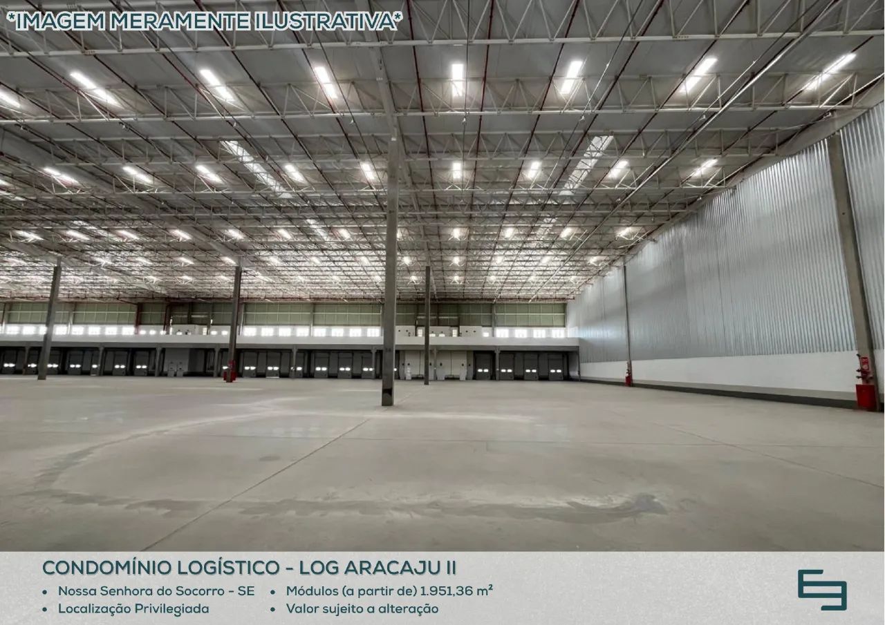 Galpão para alugar em Nossa Senhora do Socorro/SE com 3.186,24 m² e 5 docas (Projeto)