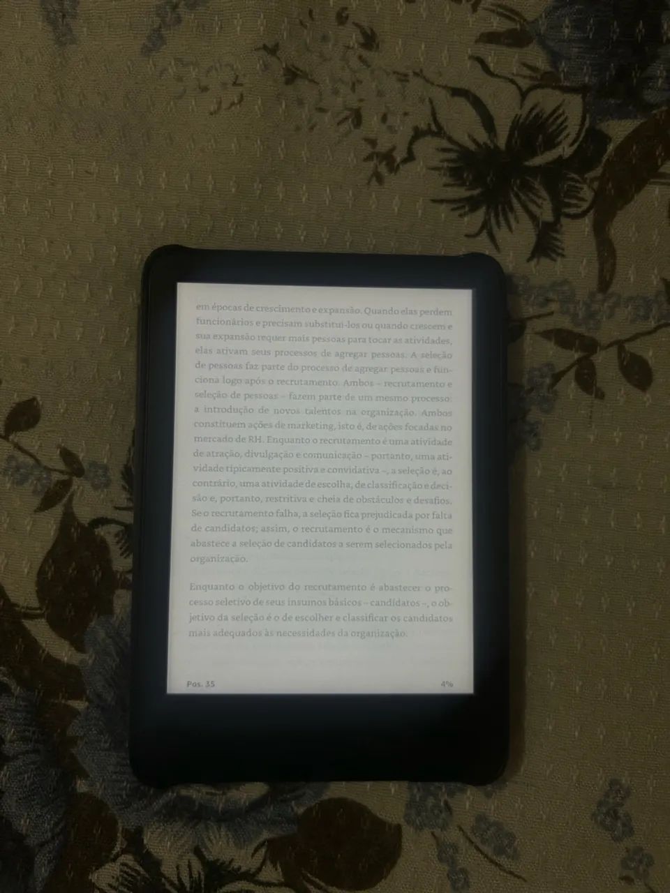 Kindle 16 GB - Novíssimo + Caixa e Capinha