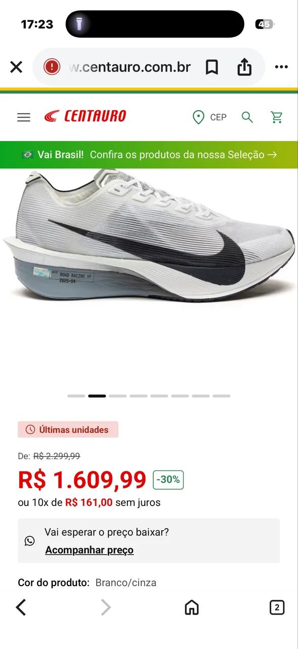Tênis de corrida Nike vapor fly 04 - Calçados Esportivos - Vila