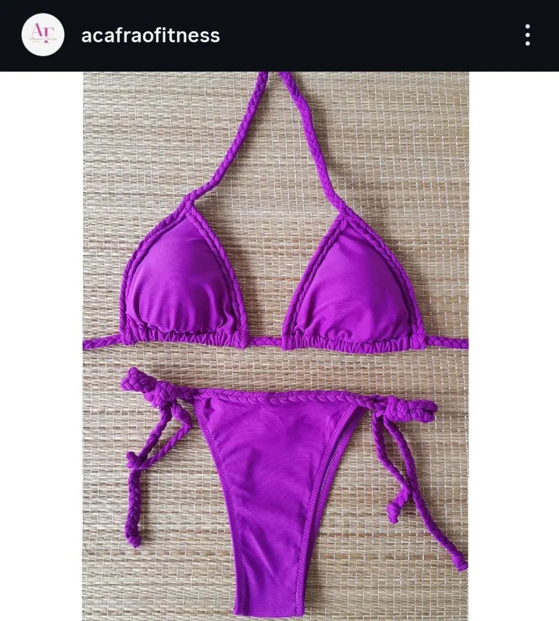 Biquíni trançado Roxo - Foto 2