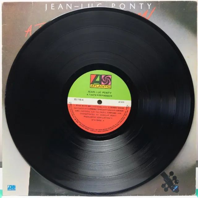 DISCO VINIL JEAN-LUC PONTY - A TASTE FOR PASSION - Foto 3