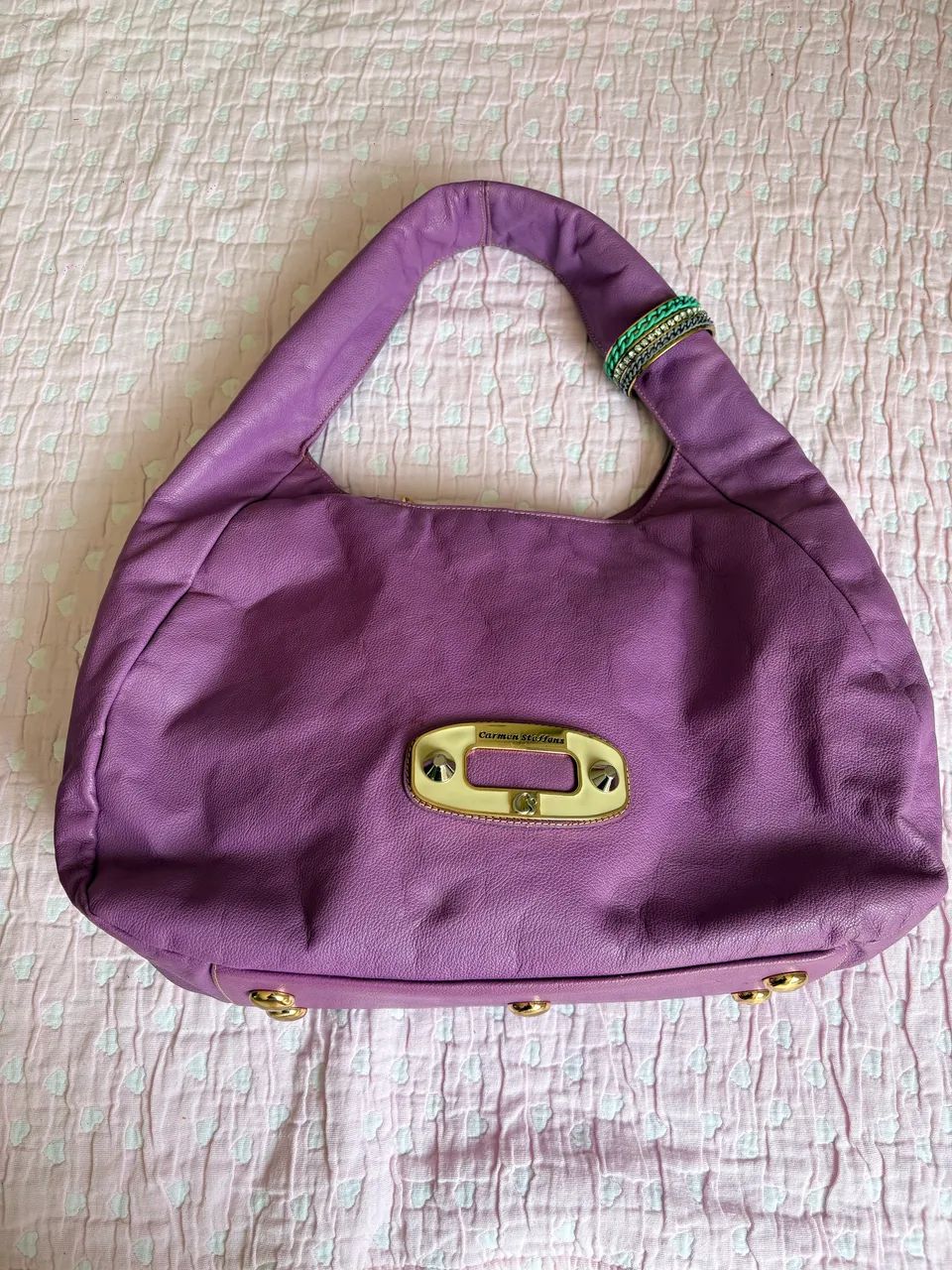 Bolsa de couro legítimo 