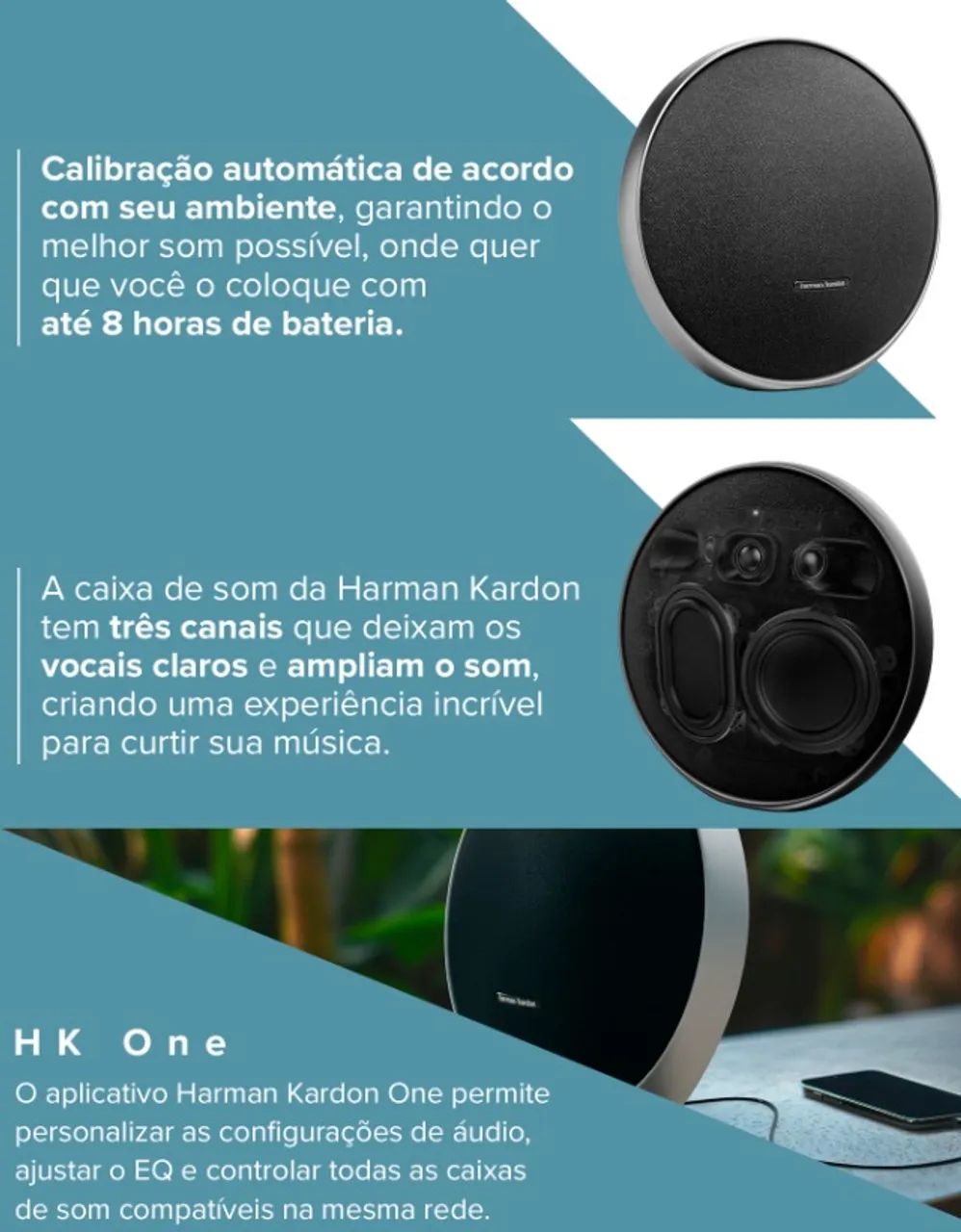 Caixa de Som Onyx Studio 9 HARMAN KARDON (NOVA) - Foto 5