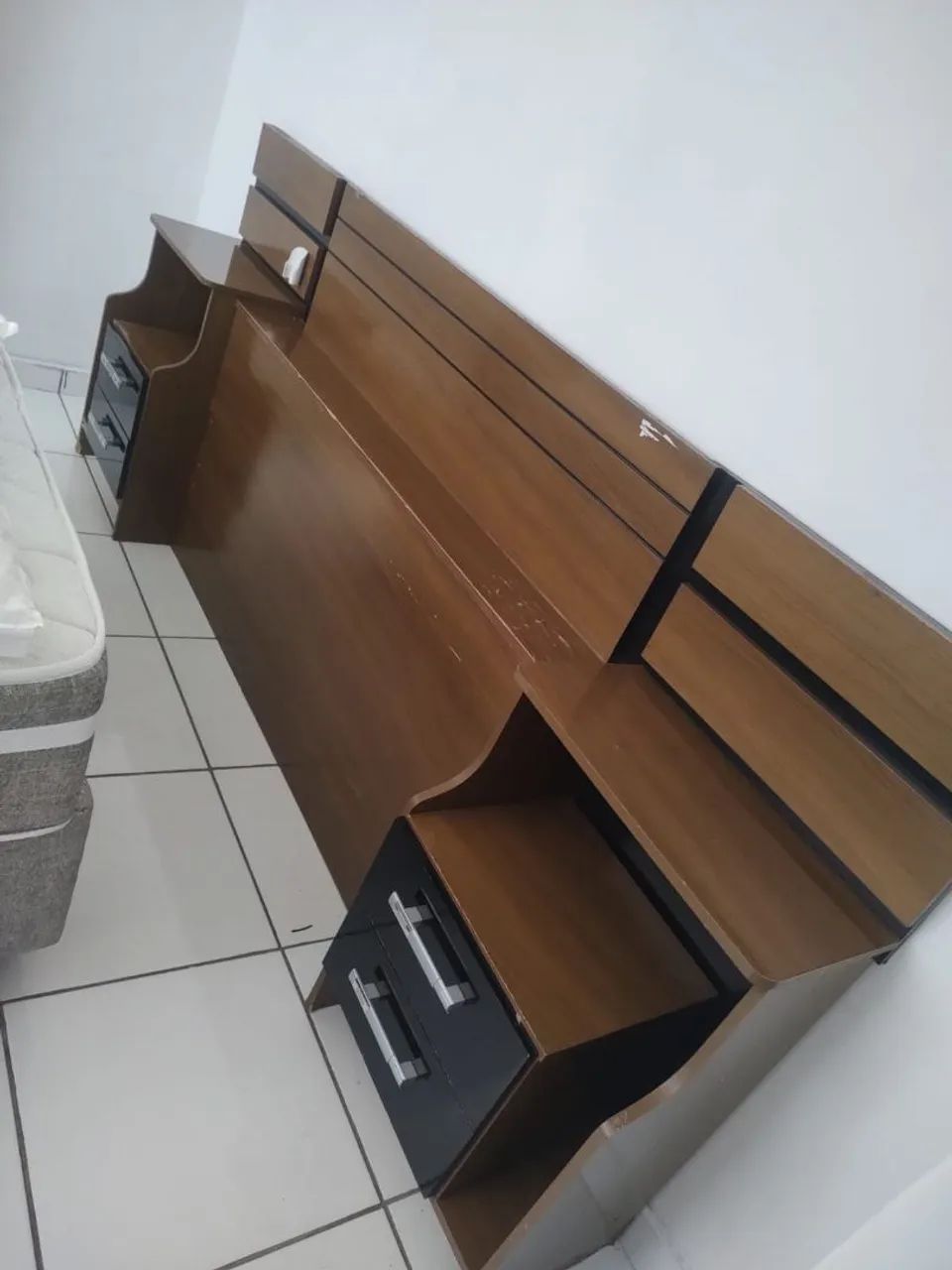 Cama semi nova da Probel + cabeceira + guarda roupa  - Foto 4