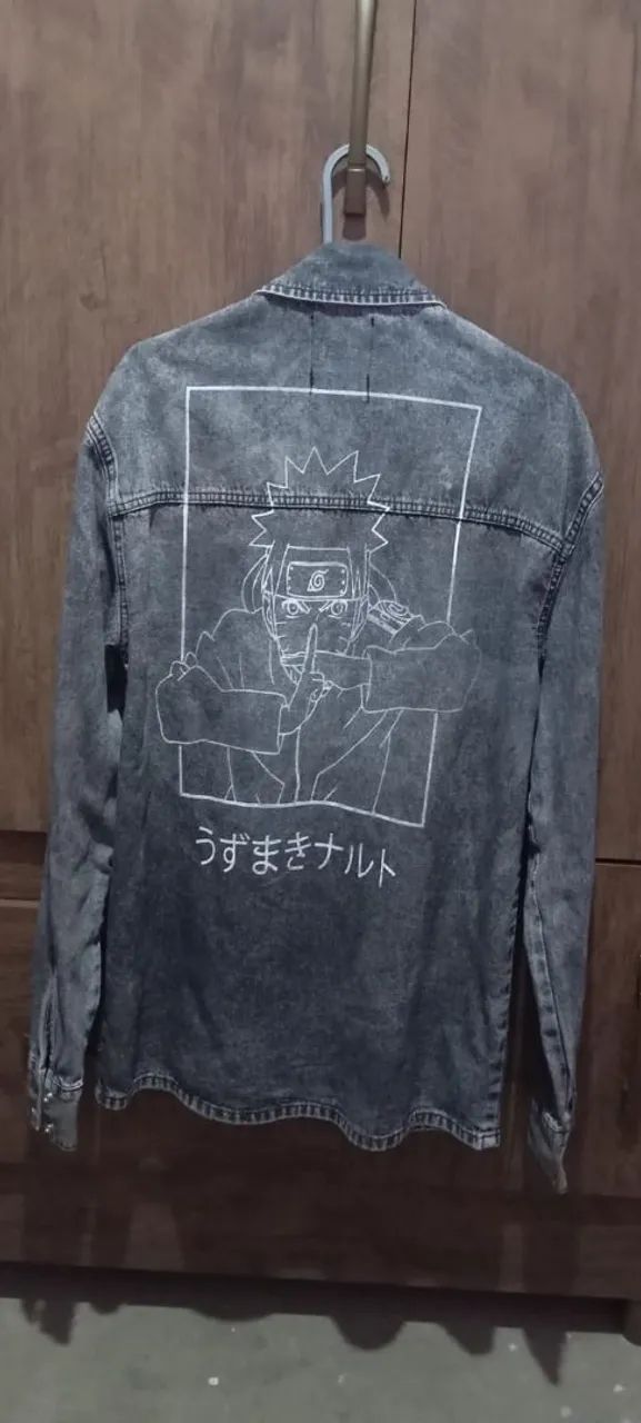 Jaqueta Jeans Naruto Shippuuden 