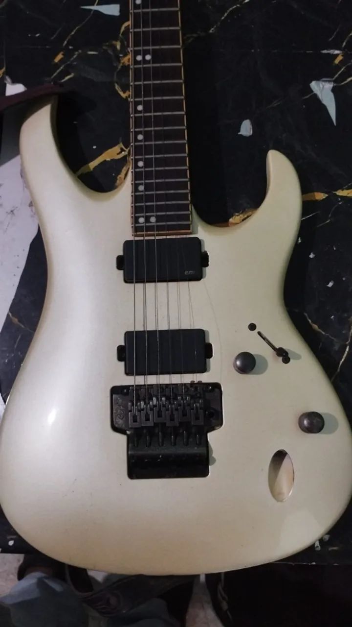 guitarra e pedaleira