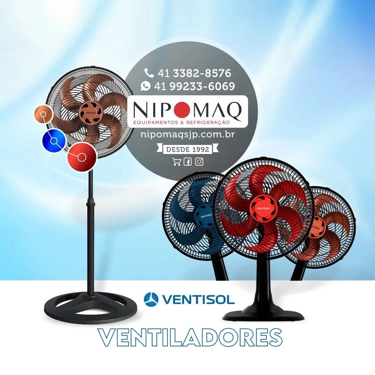 VENTILADOR MESA 40CM 10P PR/CZ VENTISOL - Foto 5