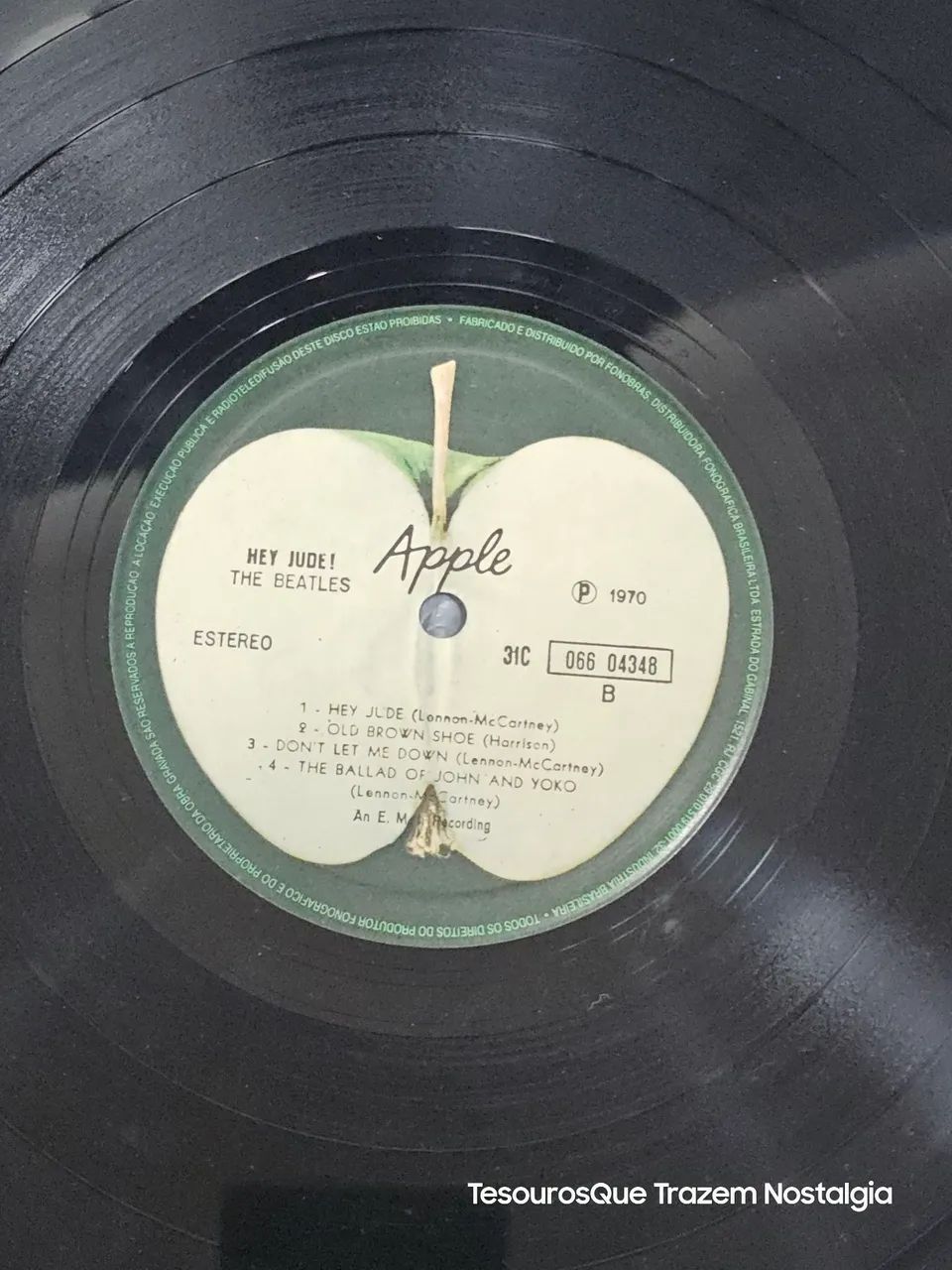 Vinil/Lp Beatles Hey Jude - Stereo 1970 - Foto 4