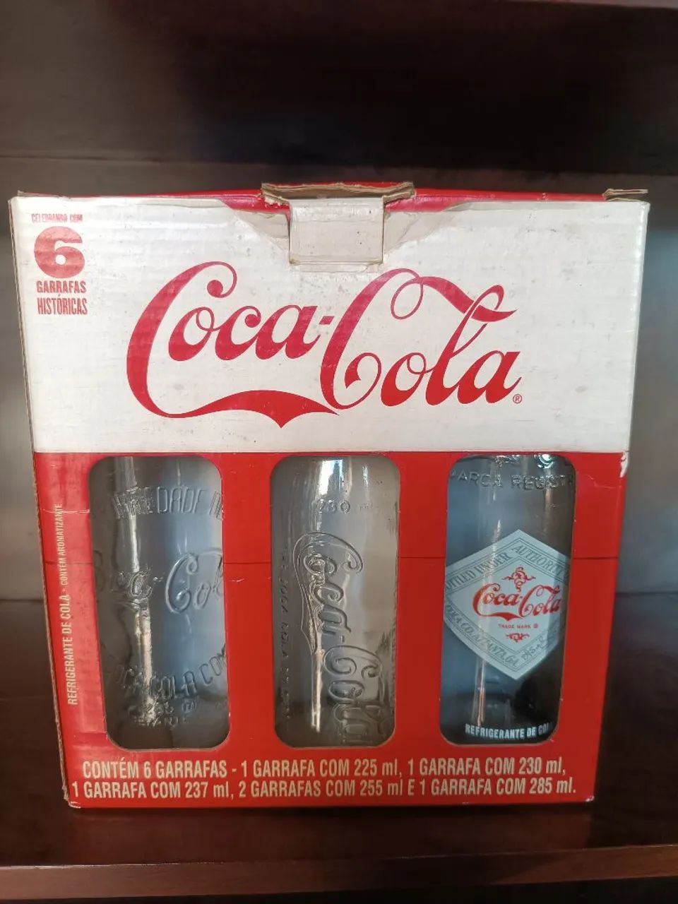 Garrafas colecionáveis coca cola caixa original  - Foto 2