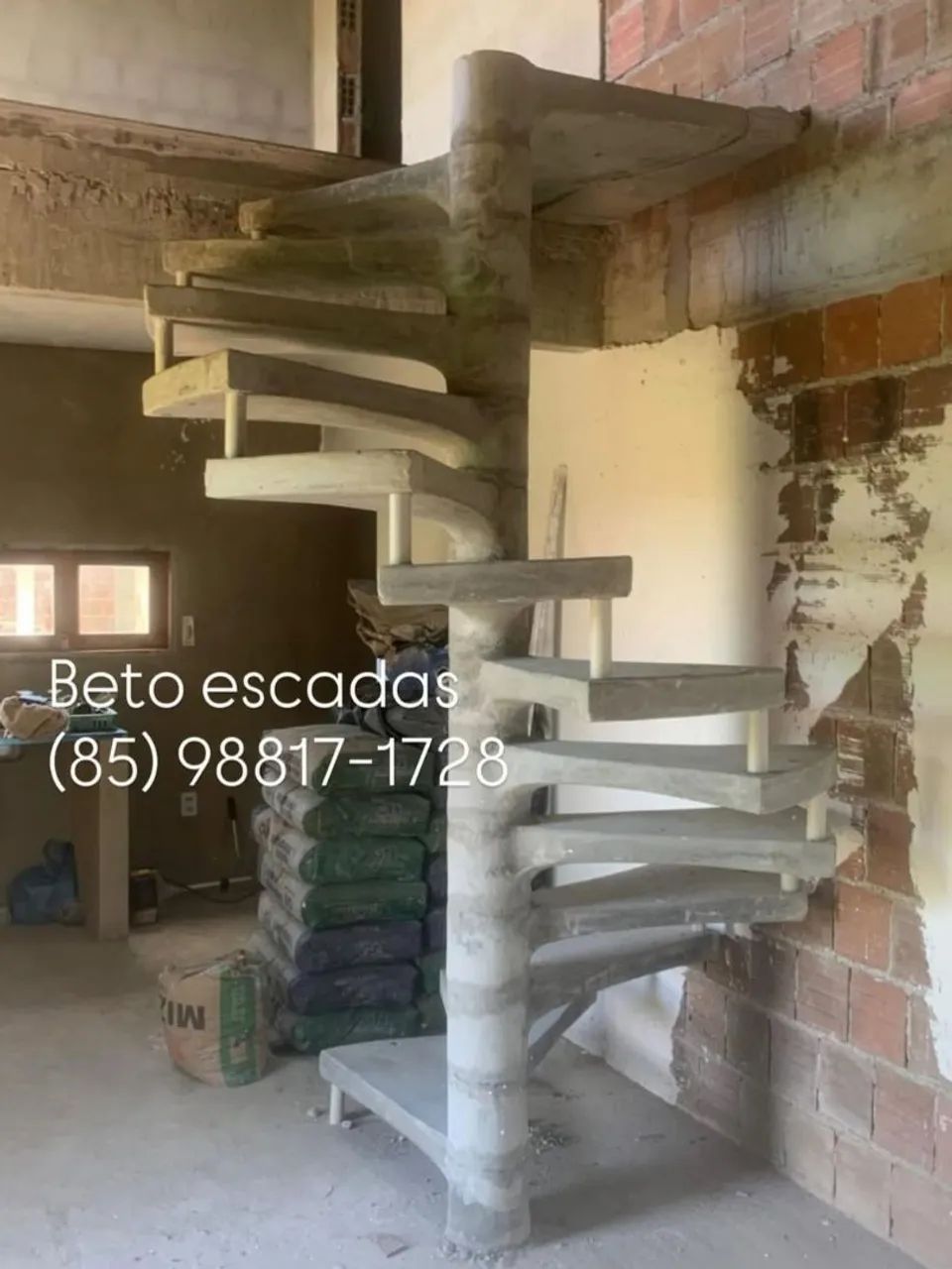 Escada de concreto 