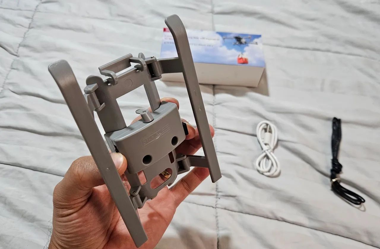 Trem de pouso dobrável com led e kit de carga para drone DJI AIR 2/ AIR 2S - Foto 5