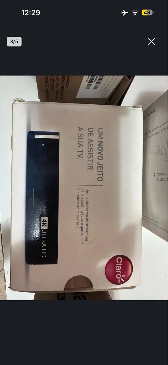 Aparelho de tv lacrado