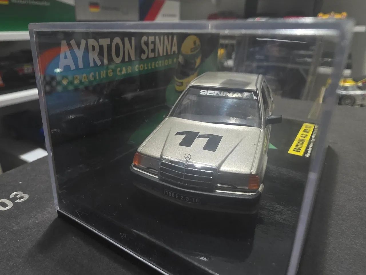 Miniatura 1:43 Mercedes-Benz 190 ayrton senna minichamps 1994 rara