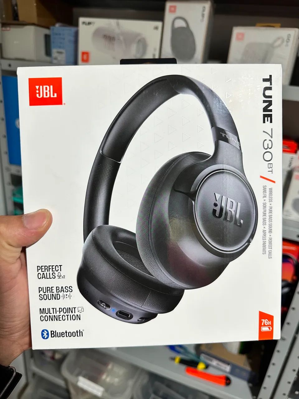 Fone JBL Tune 730BT Preto 