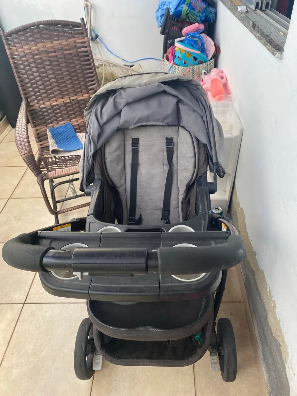 Carrinho de bebê + bebê conforto  - Foto 4