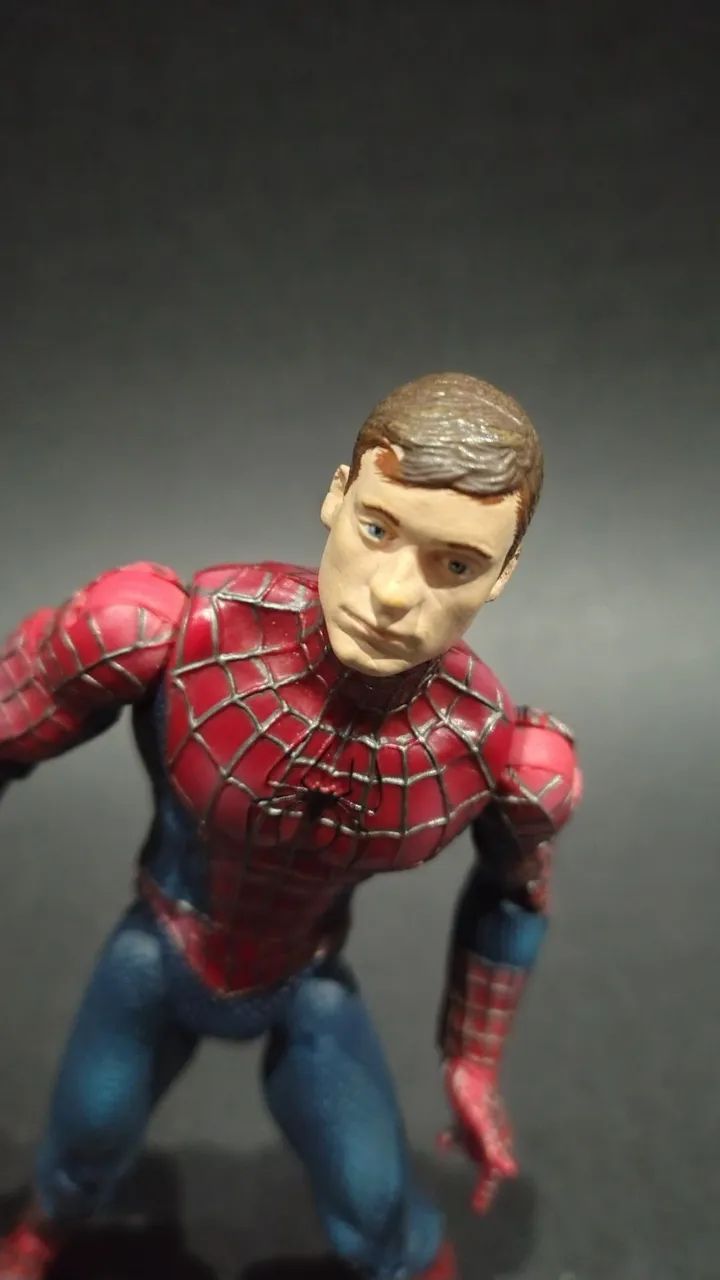 Boneco Homem-Aranha Wrestler Tobey Spider Man Filme 2002 Toy Biz
