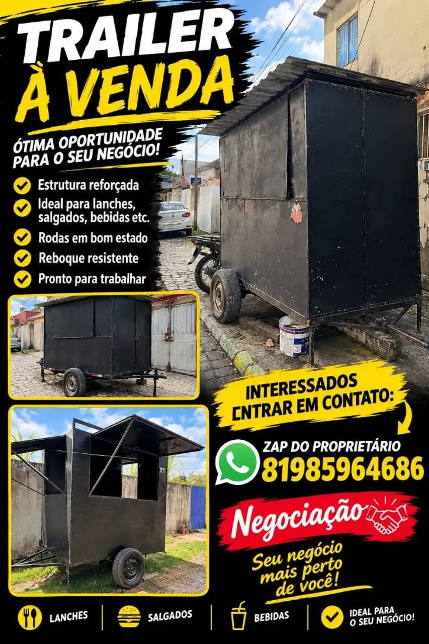 Trailer para microempreendedor 