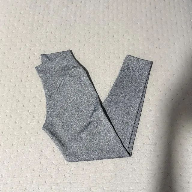 Calça legging cinza cintura alta - nunca usada