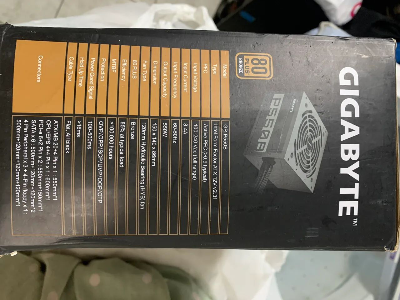 Gigabyte p500B fonte
