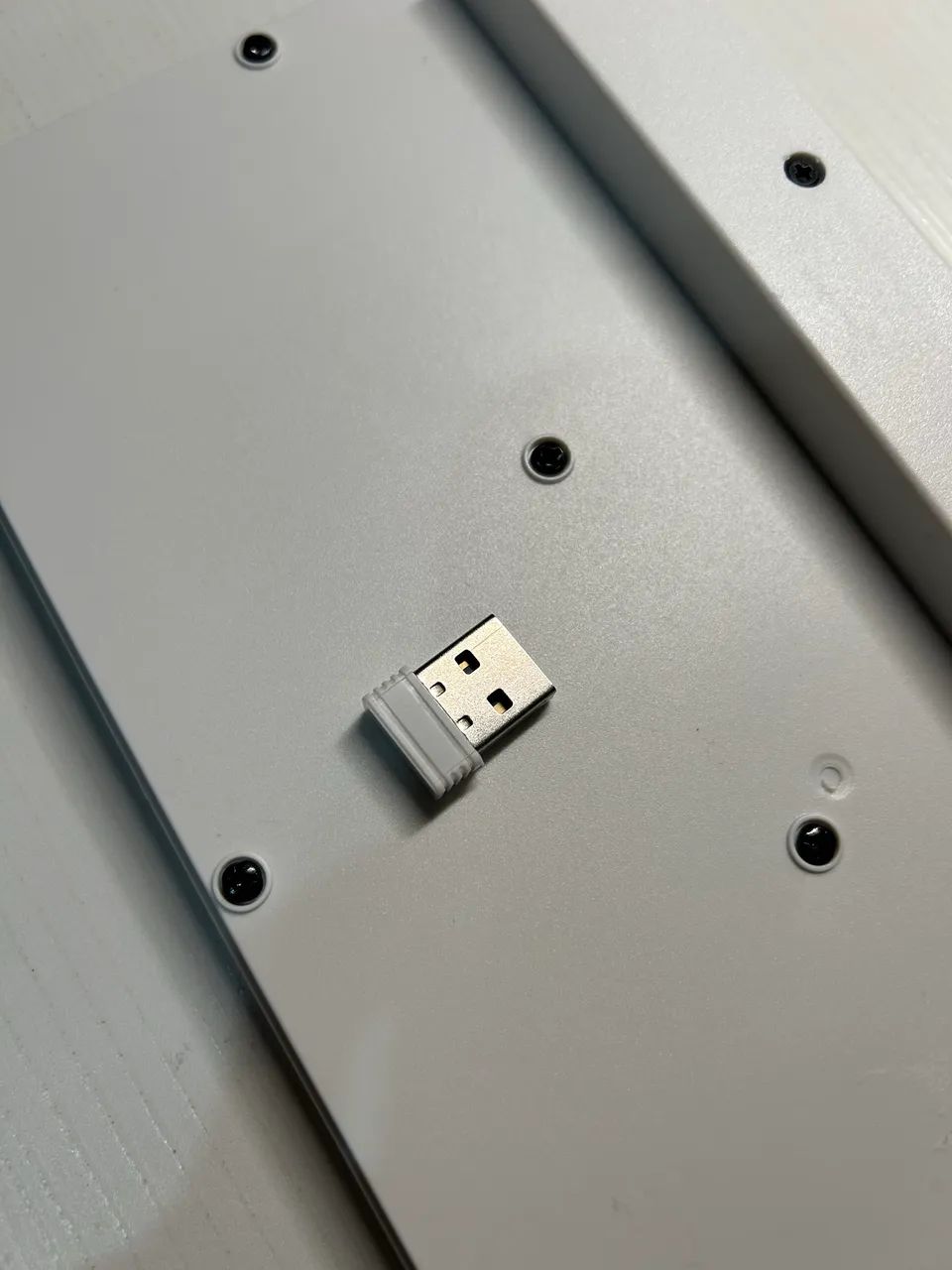 Teclado sem fio branco - Foto 3