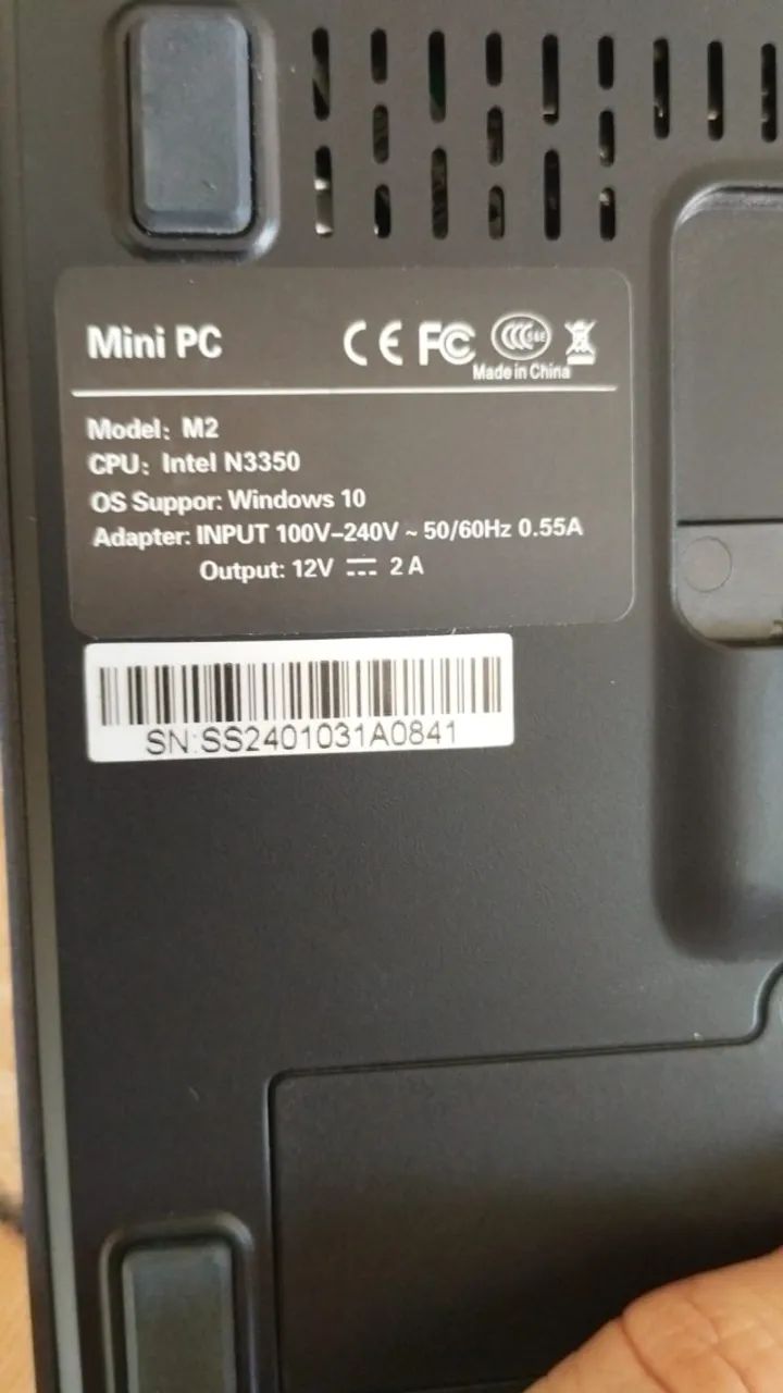 Mini PC  Processador Celeron - 6GB Ram e 58GB  SSD  Windows 10 - Foto 2