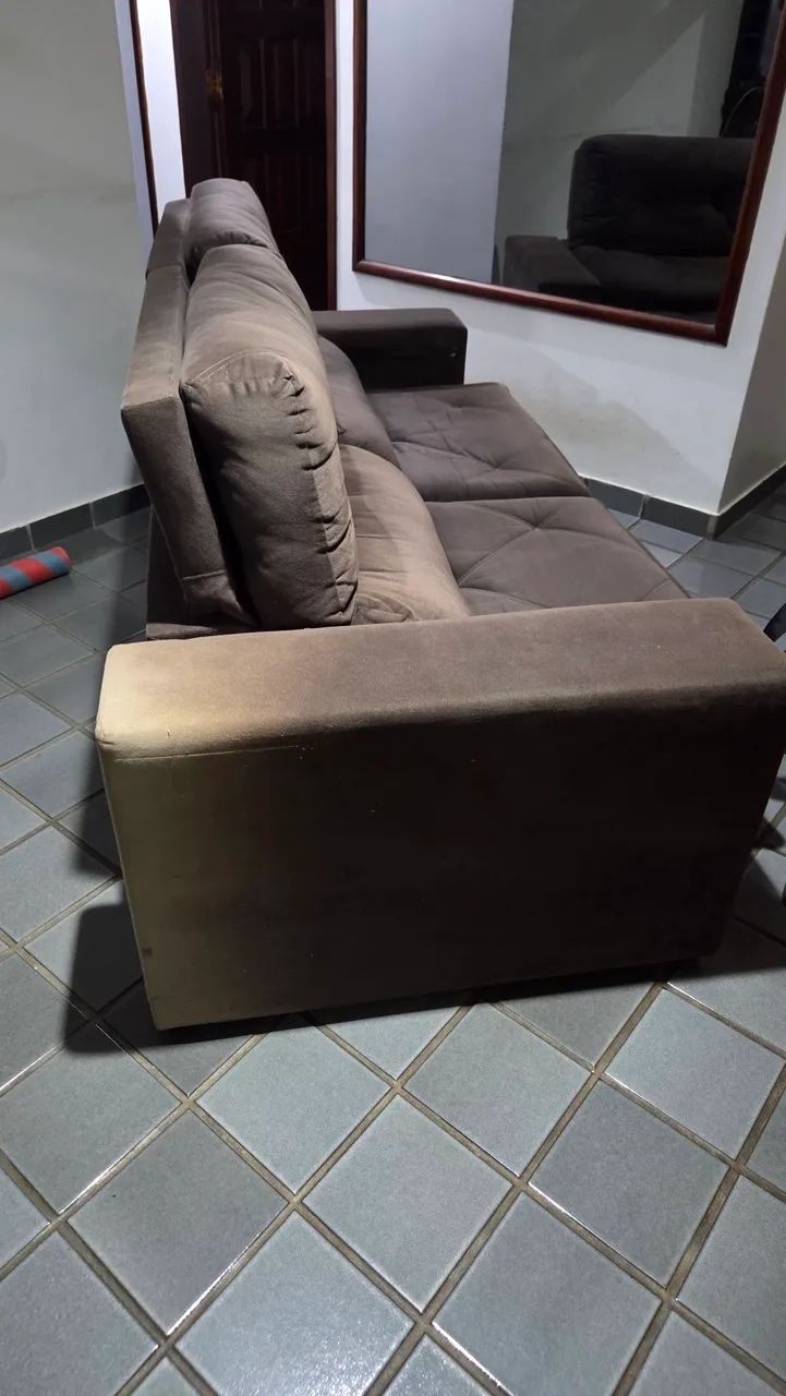 Sofa retratil 3 lugares - Foto 4