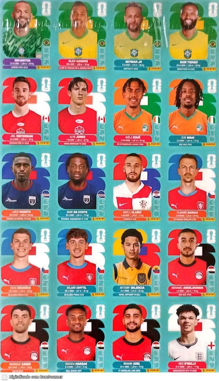 ÁLBUM DA COPA 2026