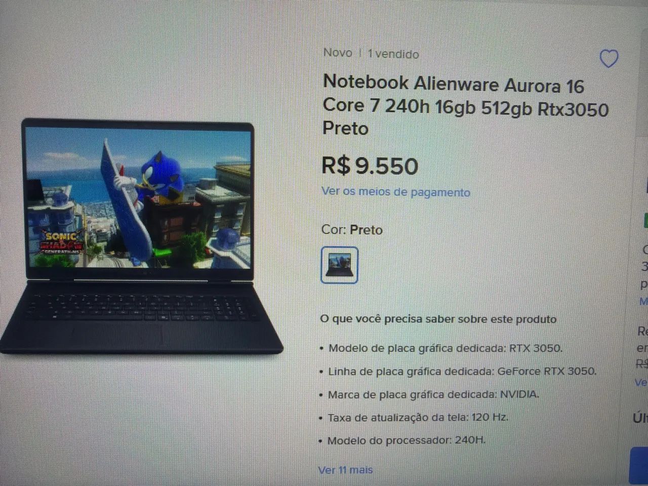 Notebook Dell AlienWare - Foto 2