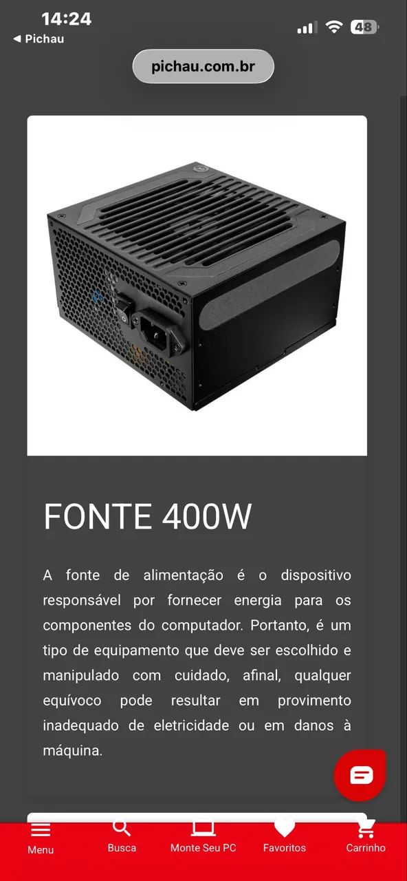 Pc gamer da pichau  - Foto 4