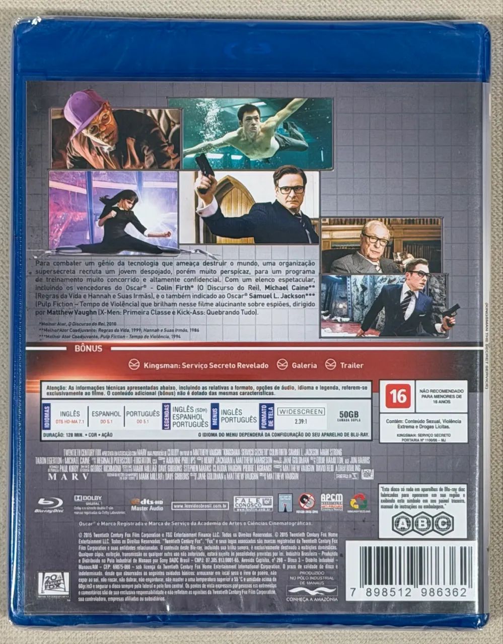 Blu-ray Kingsman Serviço Secreto (original e lacrado) - Foto 2