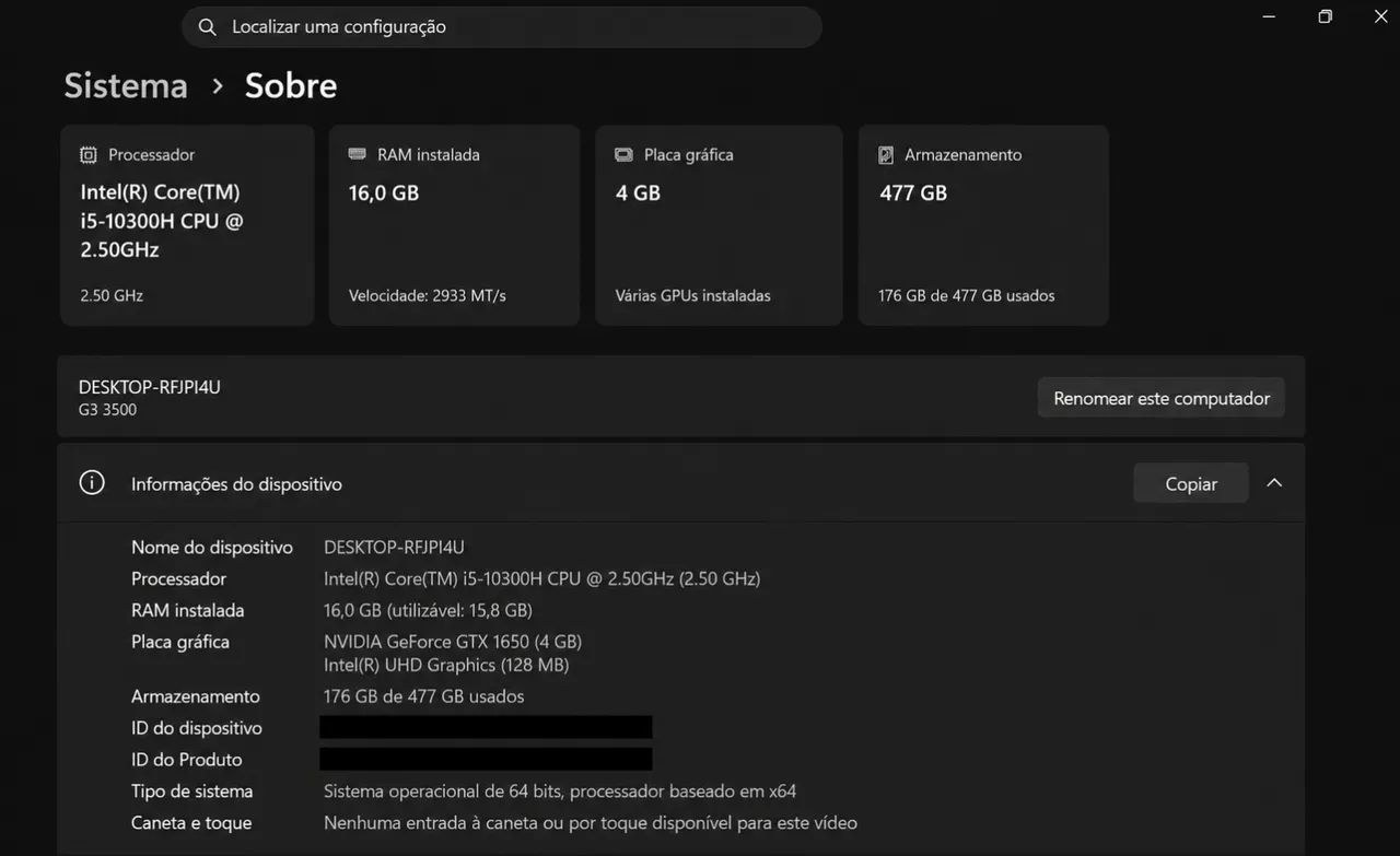 Dell G3 3500 Notebook Gamer  - Foto 4