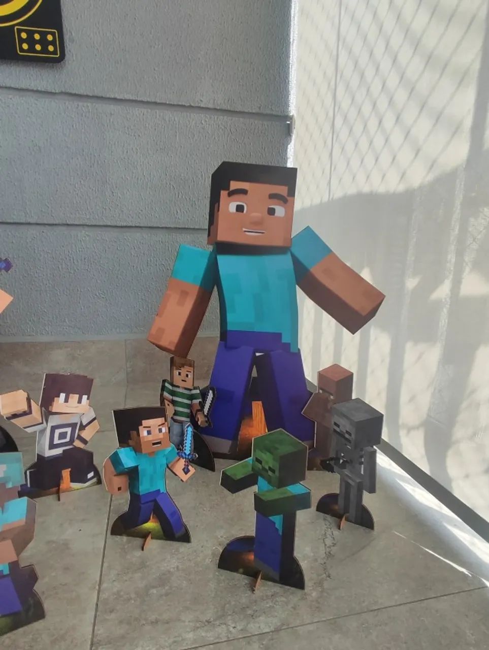 Kit decoração Minecraft 12 displays