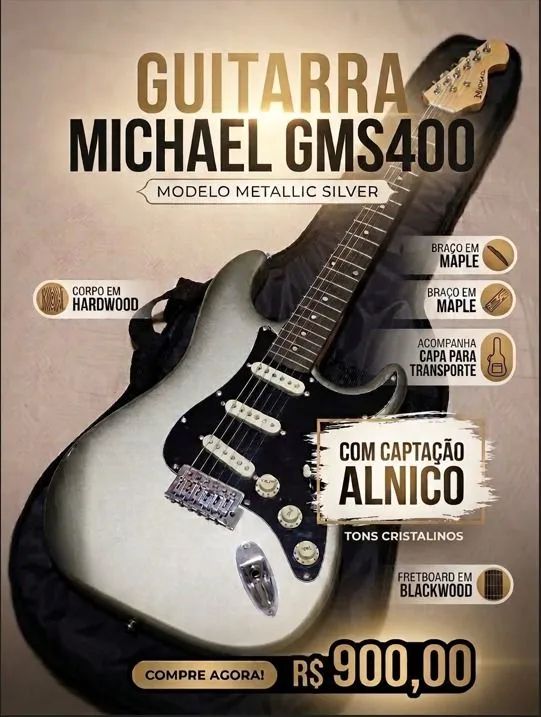 Guitarra Michael GMS400 - Foto 4