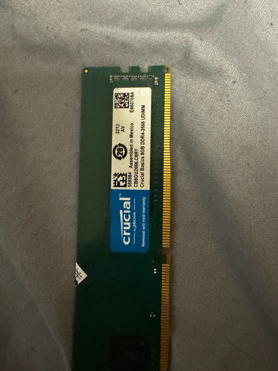 Memória ram ddr4 8gb