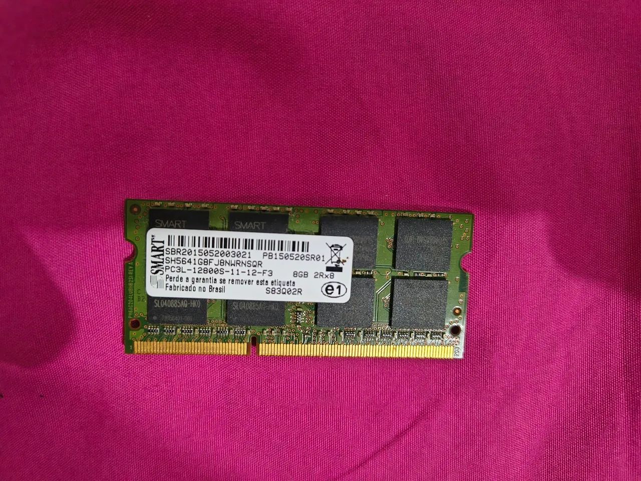 Memória ram notebook DDR3