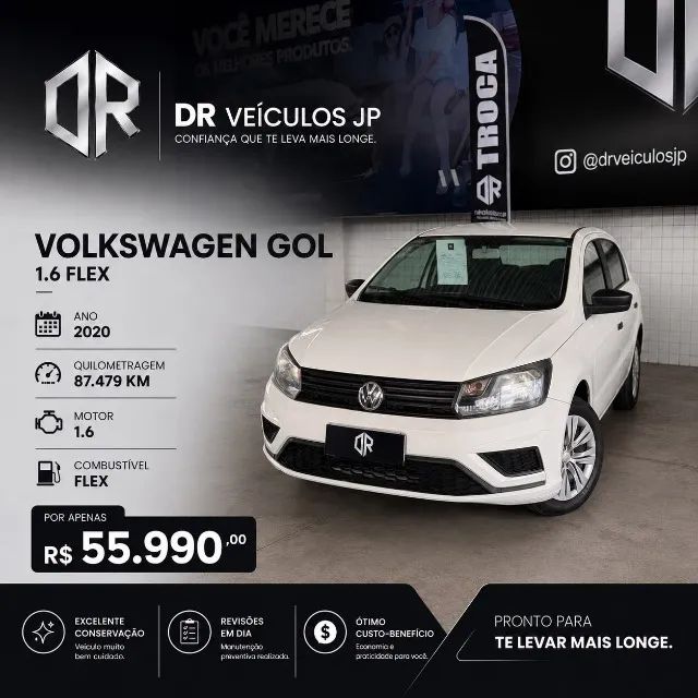 Volkswagen Gol Geração VII MSI 1.6 8V Flex Mec. 4P 2020 1