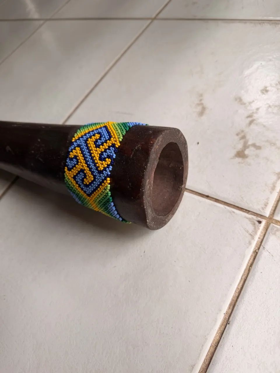 Didgeridoo Australiano Madeira nobre, pintado - Foto 2