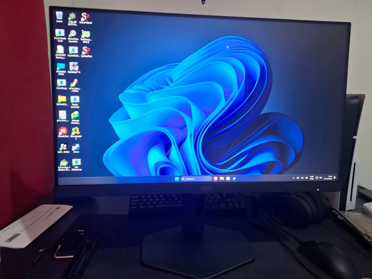 Monitor AOC 24 polegadas 180hz IPS - Foto 4