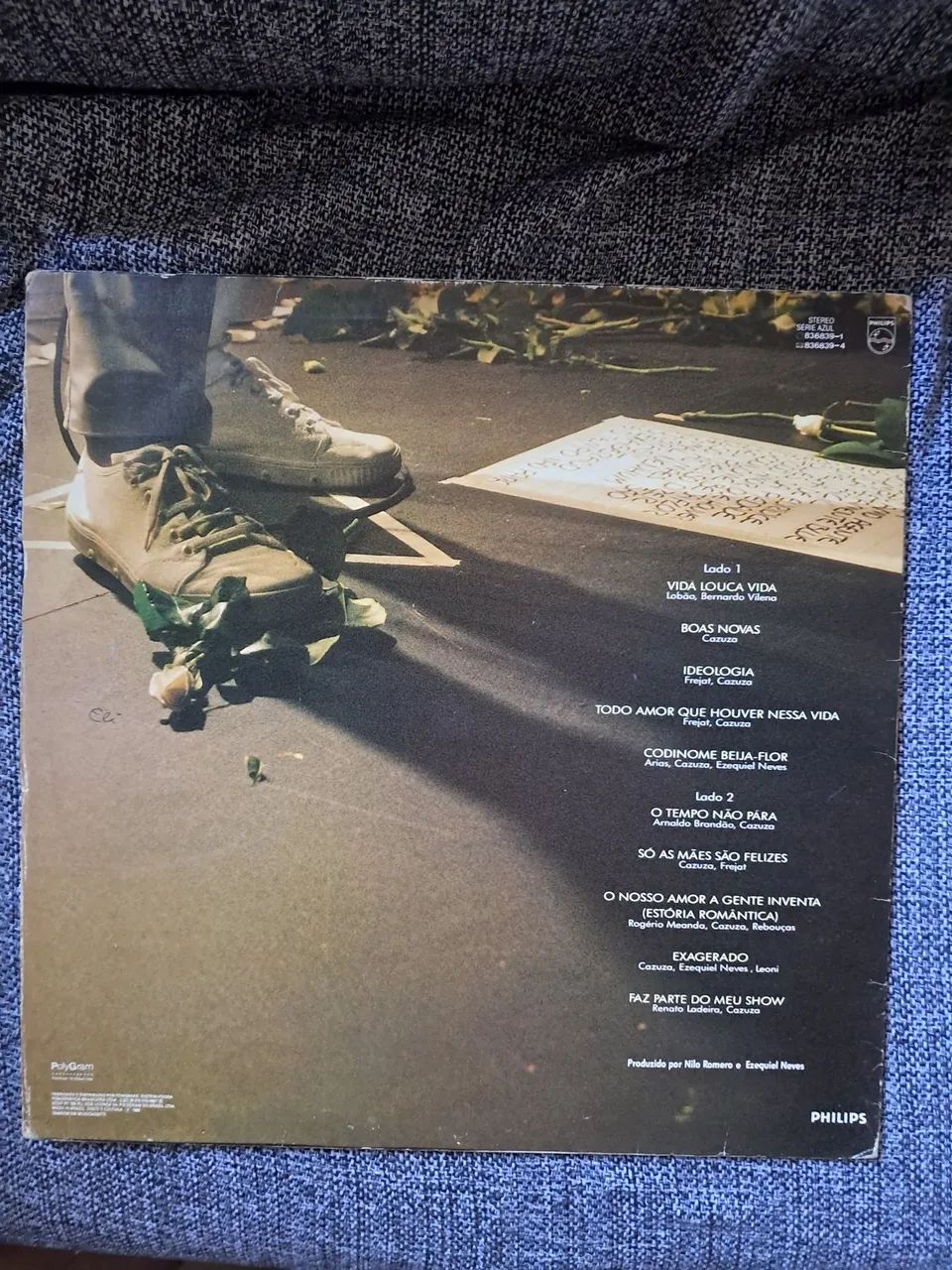 Lp CAZUZA - O Tempo não para - Foto 2