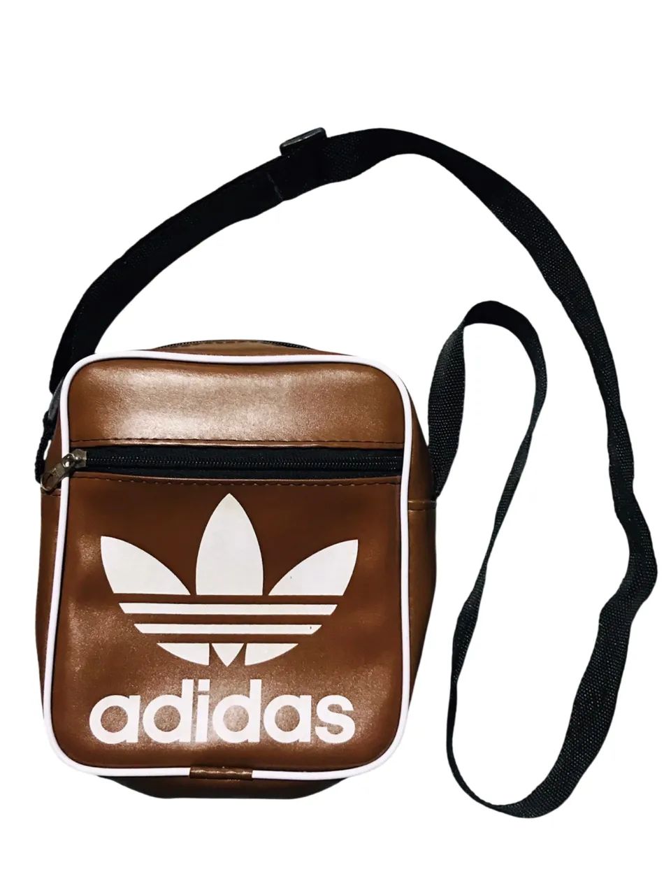 Bolsa shoulder bag transversal marrom ADIDAS semi nova! - Bolsas