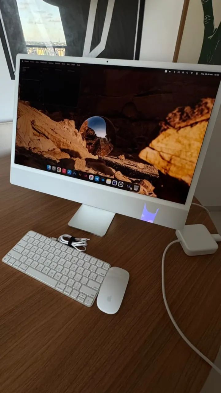iMac M1 8GB 256GB 2021 (C/ Defeito)