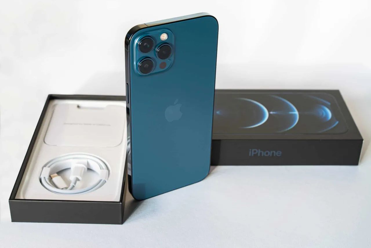 iPhone 12 Pro 256GB Azul | Íntegro | Caixa + Carregador