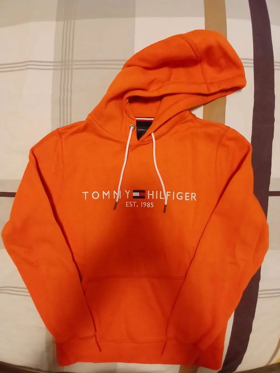 Blusa Moletom com Capuz Tommy Hilfiger Original 