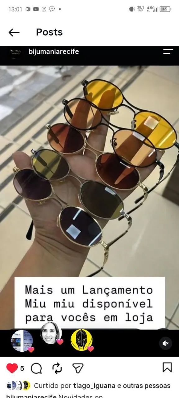 Vendo Óculos de Sol - Primeira Linha - Foto 4