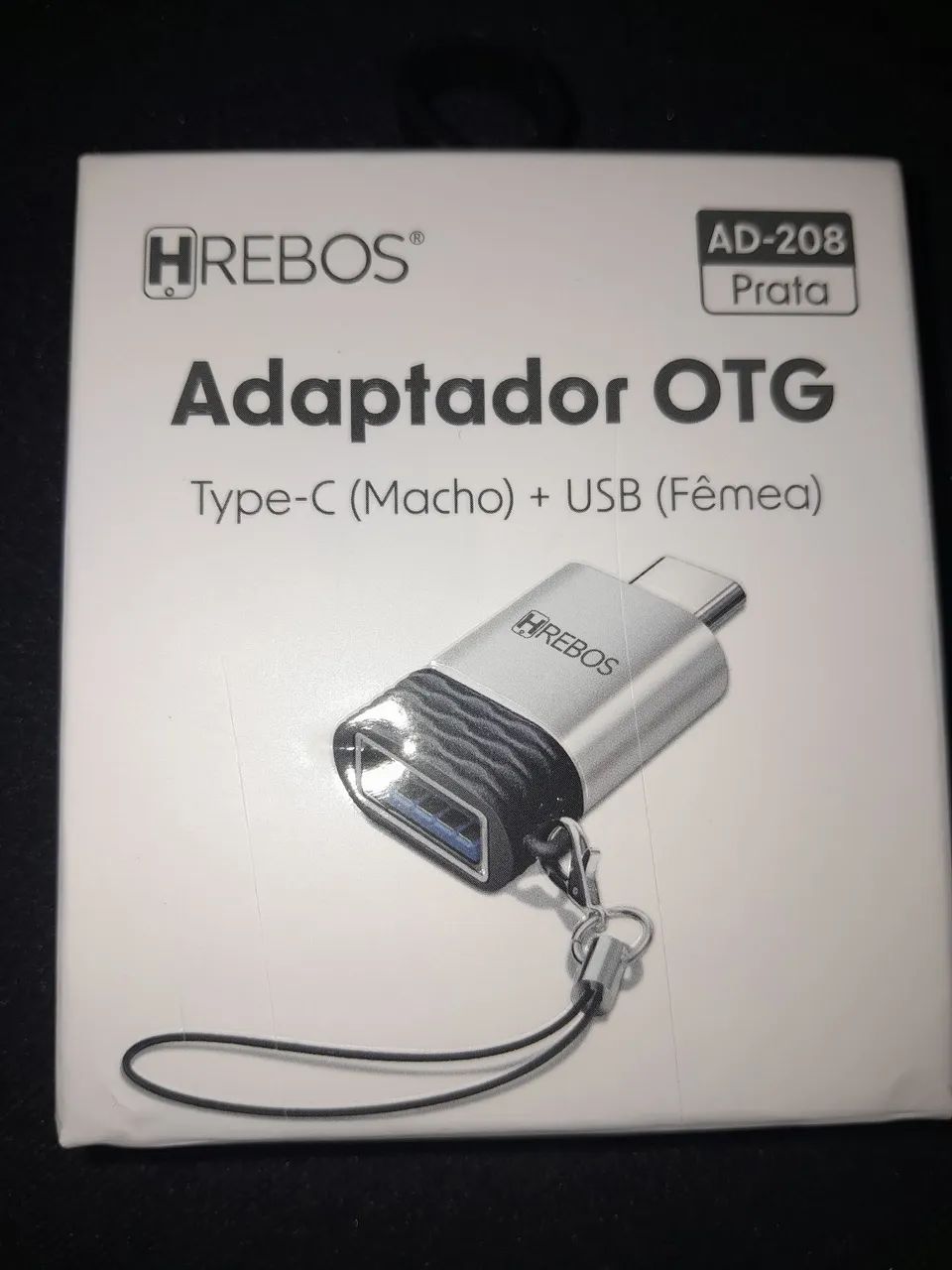 Adaptador OTG USB-C para USB-A - Hrebos - Foto 2