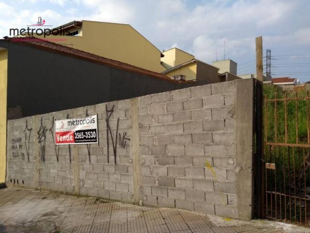 Terreno residencial à venda, barcelona, são caetano do sul.