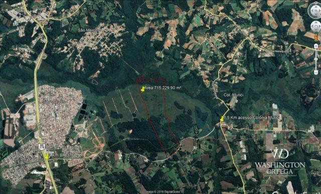 Área à venda, 715259 m² por r$ 5.500.000,00 - são marcos - são josé dos pinhais/pr - Foto 2